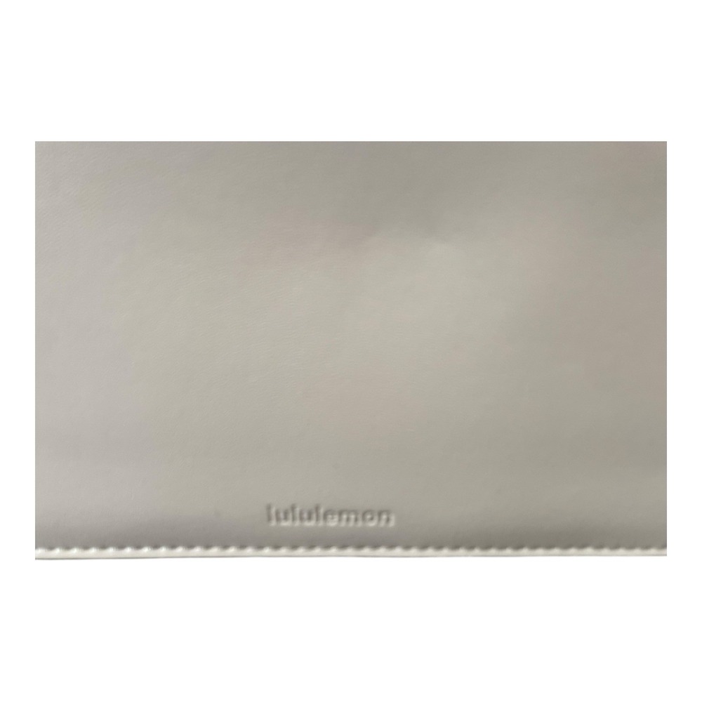 Lululemon Cactus Leather Crossbody Cashew With Silver Hardware & Dust Bag - Picture 3 of 16